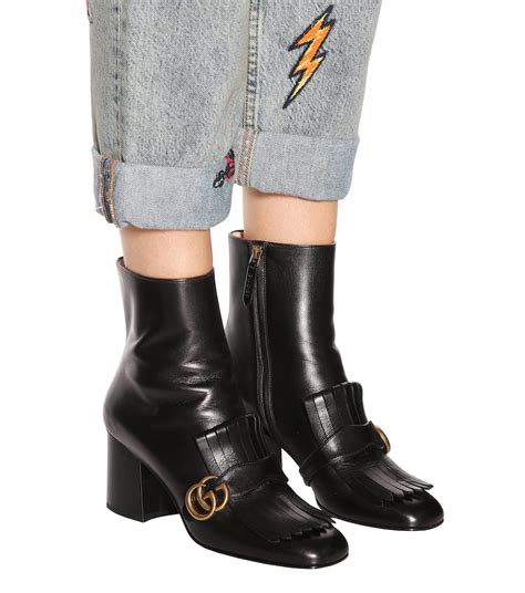 gucci marmont scarpe|gucci marmont fringe boots.